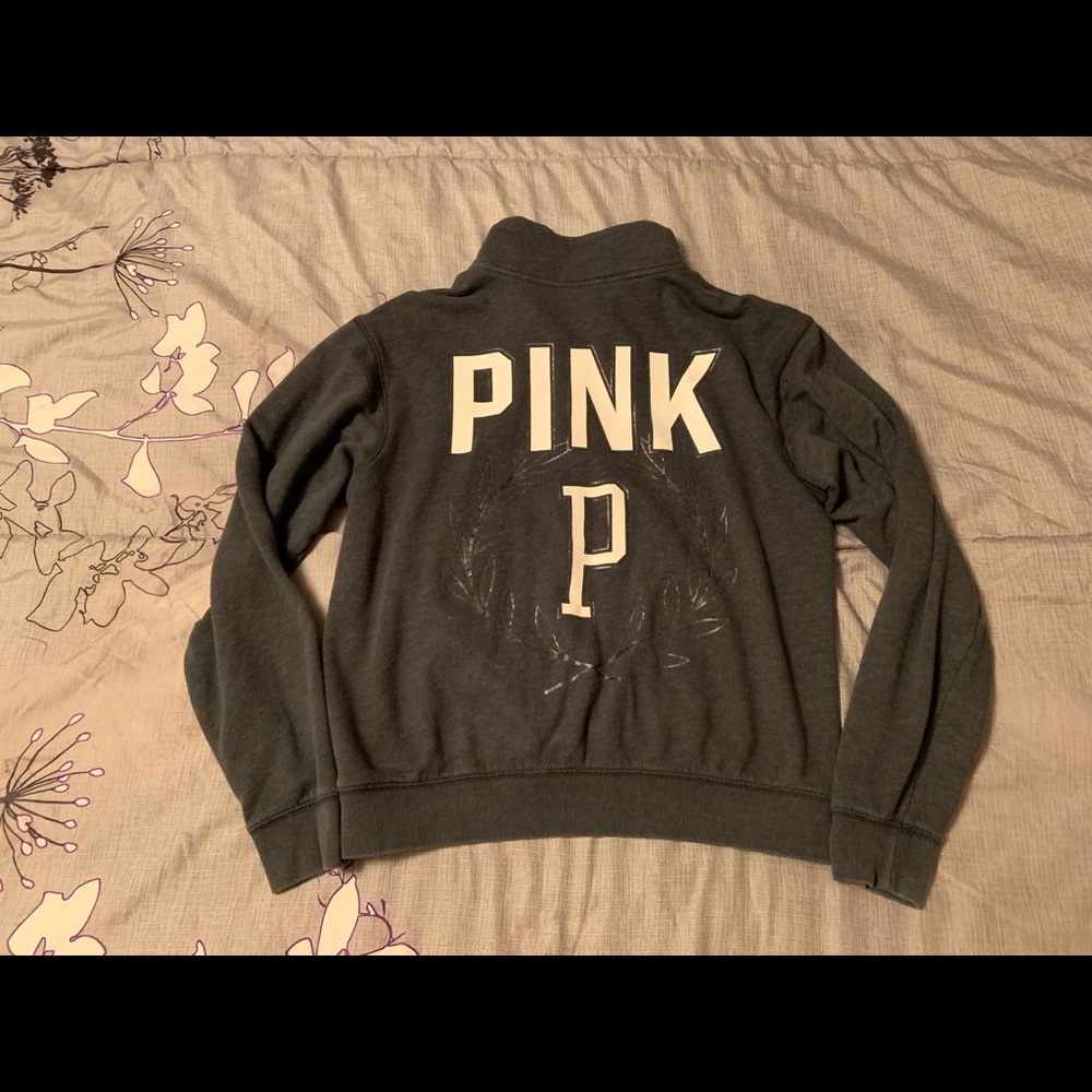 PINK quarter zip shirt